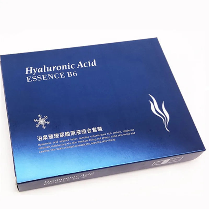 10PCS/Set Hyaluronic Acid Serum Moisturizing Vitamins E Facial Moisturizing Anti Wrinkle Aging Collagen Essence